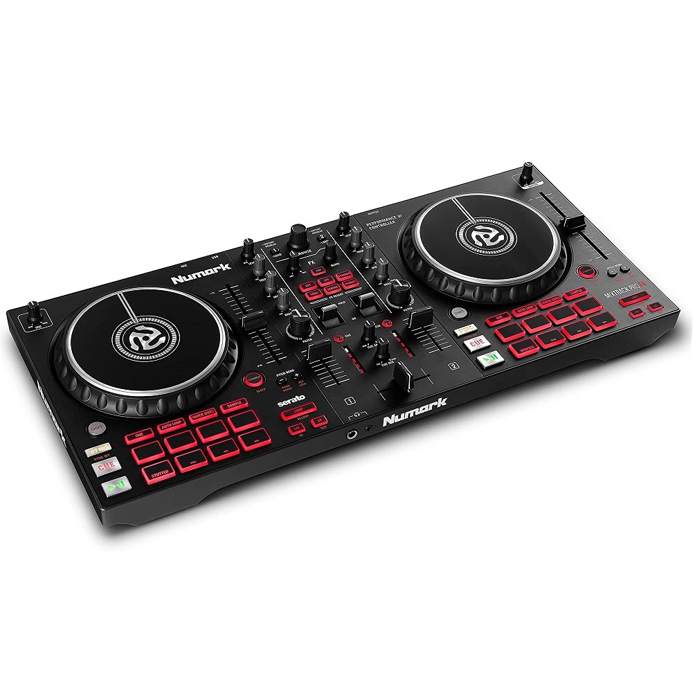 Original Numark Mixtrack Platinum FX  DJ Controller For Serato DJ with 4 Deck Control