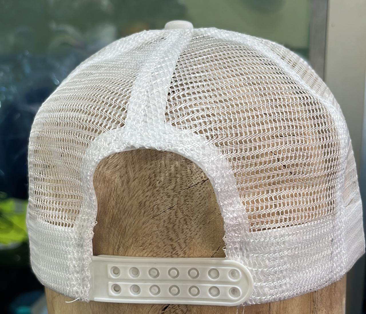 Polyester Net Caps - Color: White