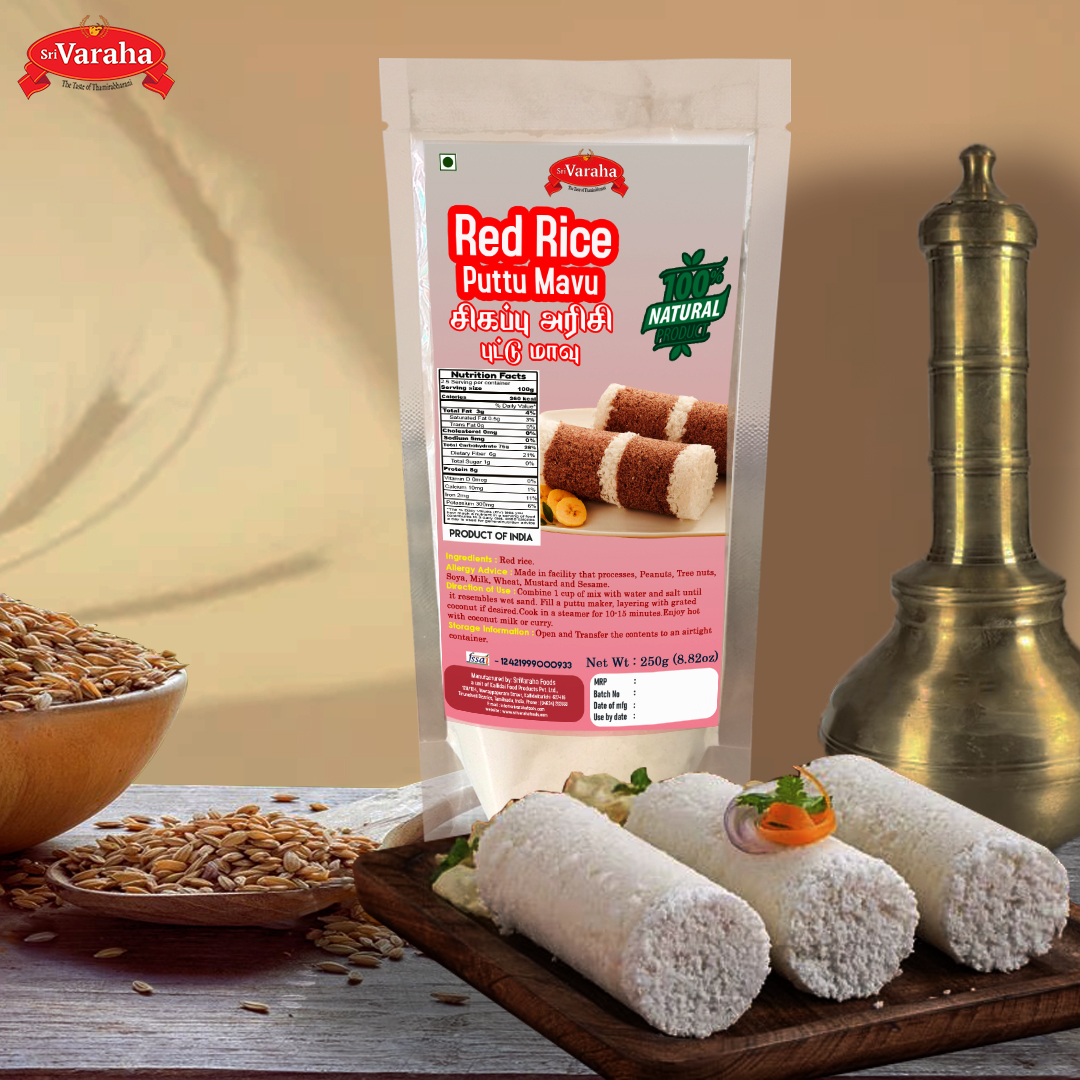 Red rice puttu flour