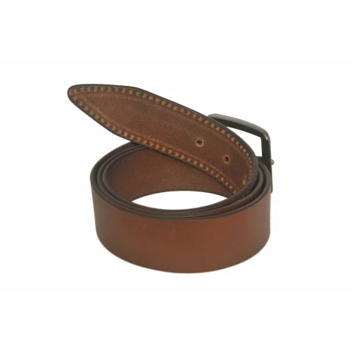 Casual Brown Genuine Leather Belt