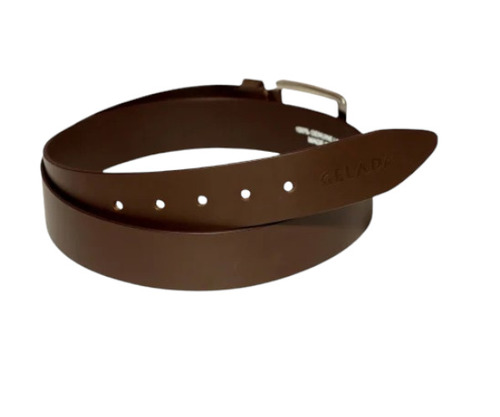 Dark Brown Gelada Leather Belt