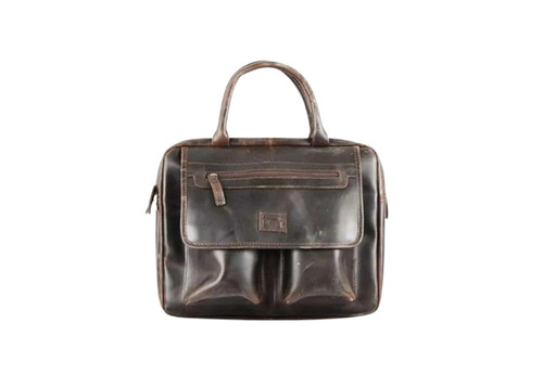 Dark Brown Leather Laptop Bags