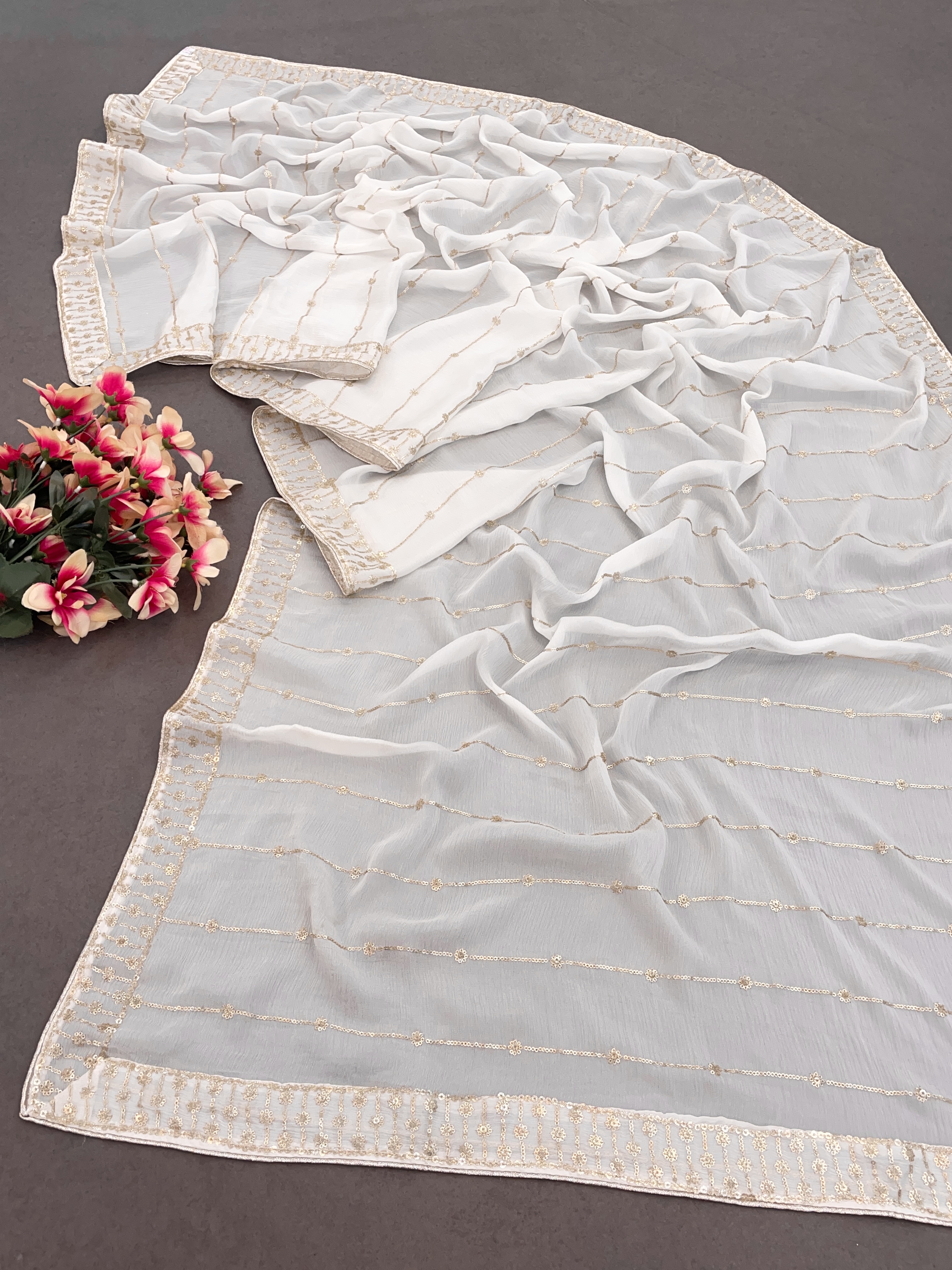 Dyeable Chinon Dupatta