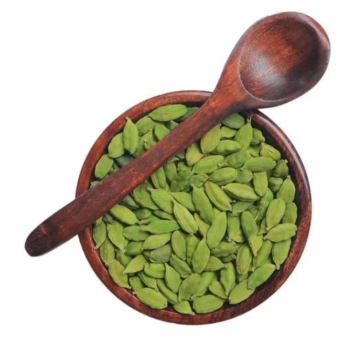 Green Cardamom - 8mm Super Bold, Alleppey Green Bold & Superior, Cooking Use, 12 Months Shelf Life
