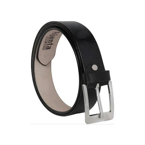 Mens Black Leather Belt