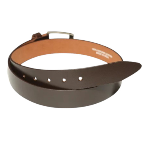 Mens Black Leather Belt - Leather Material, Free Size, Black and Brown | Alloy Buckle, Party Wear, Box Packaging