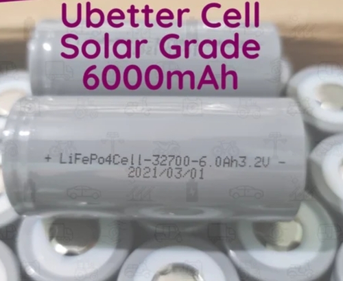 Ubetter 32650 6000mah Lithium Ion Battery, Lithium Iron Cell