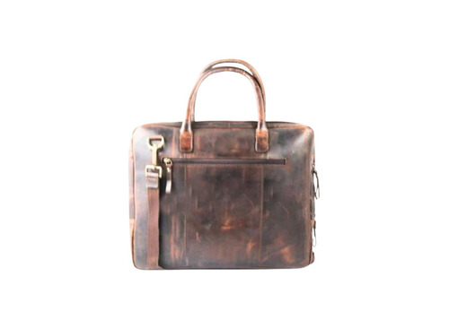 Zip Closure Leather Laptop Bags