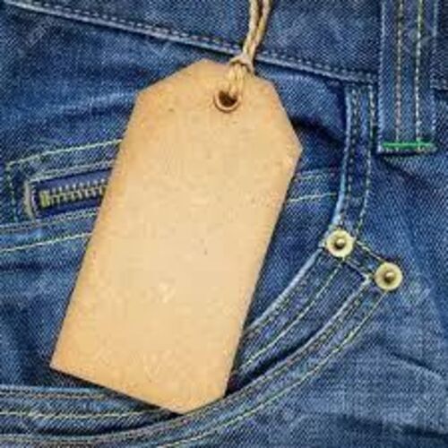 Jeans Paper Tag