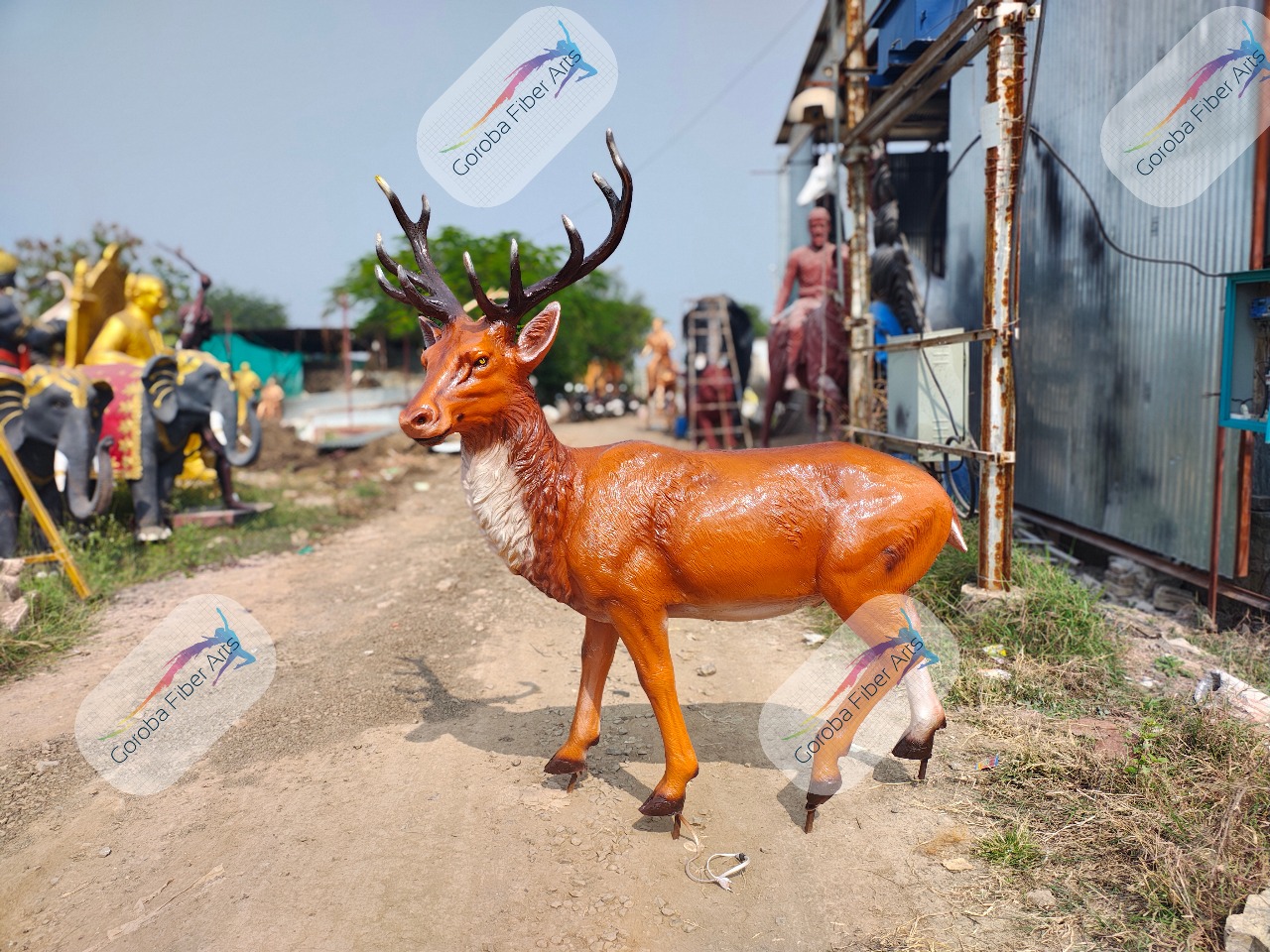 5 Feet Frp Animal Statue