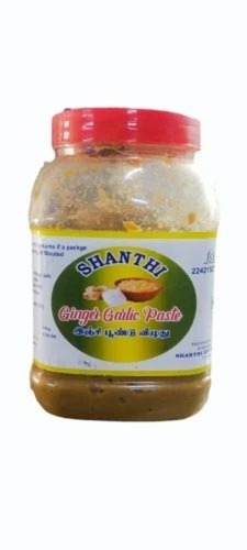 Ginger Garlic Paste - 250g Food Grade Plastic Jar, 6 Months Shelf Life, FSSAI Certified