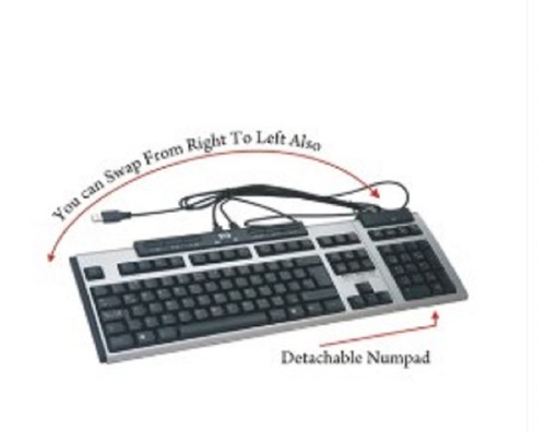 HP Black Modular Wire Keyboard