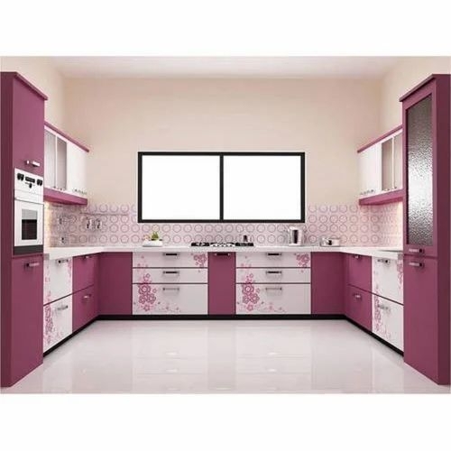 L Shape Modular Kitchen
