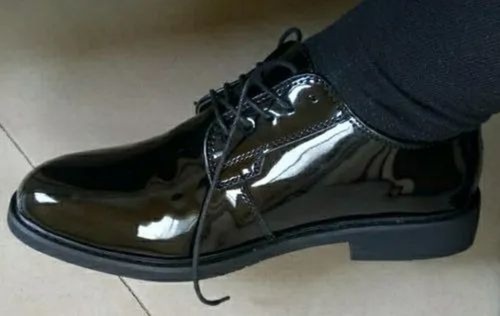 Derby Shoes Patten Real Export Leather