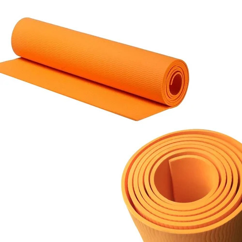 Soft Textured Yoga Mat - Material: Rubber