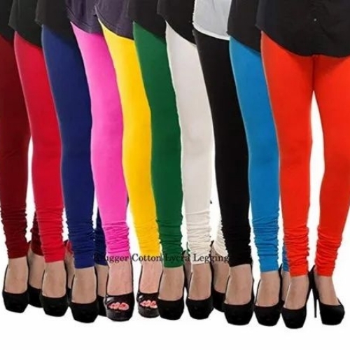 Cotton Leggings - Cotton, Multicolor | Anti Wrinkle, Washable, Long Lasting, Opaque