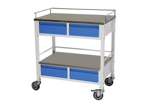 Hospital Medicine Trolley With 4 Drawer
