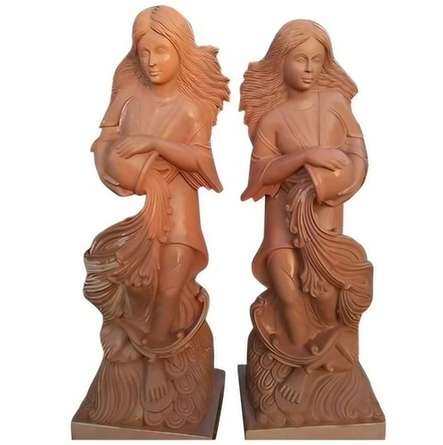 Red Stone Ladies Statue