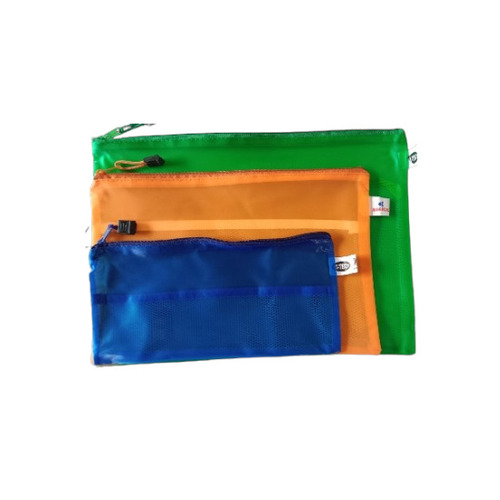 Satin Cloth Zipper Pouch