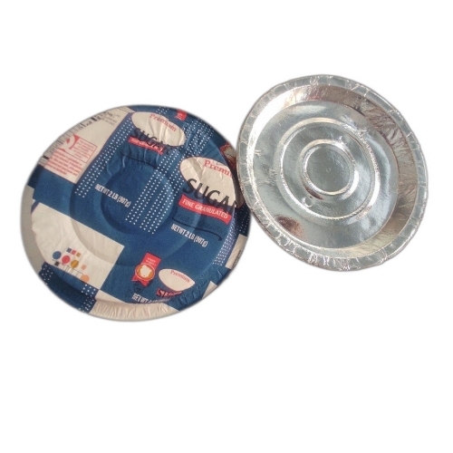 Silver Foil Paper Plate