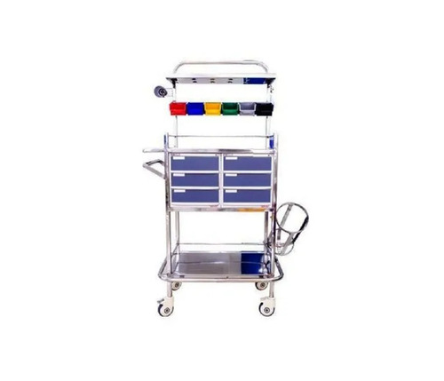Stainless Steel Crash Cart Trolley