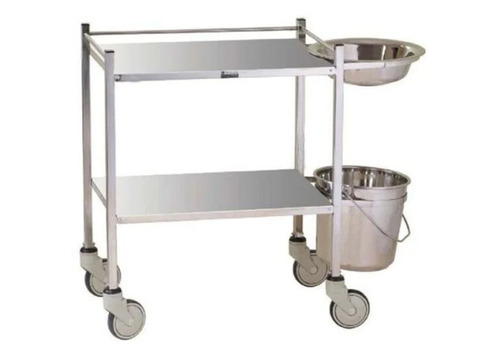 Stainless Steel Hospital Dressing Trolley