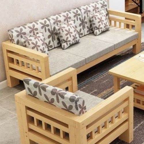 Wood Sofa Set