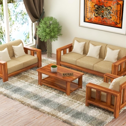 Wooden Sofa Set