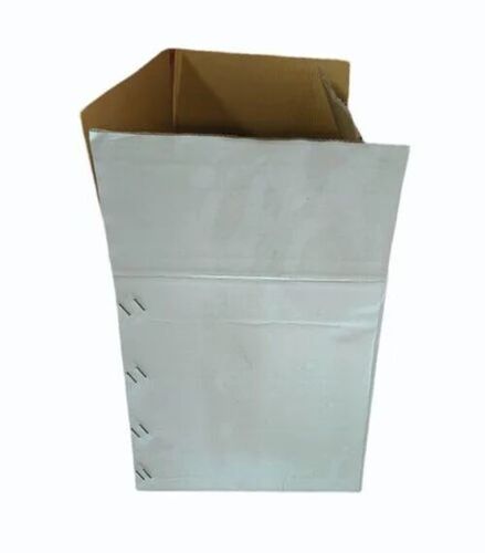 5 Ply White Plain Corrugated Packaging Box