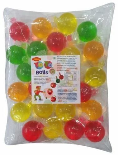 Rubber Ball Shape Fruit Jelly