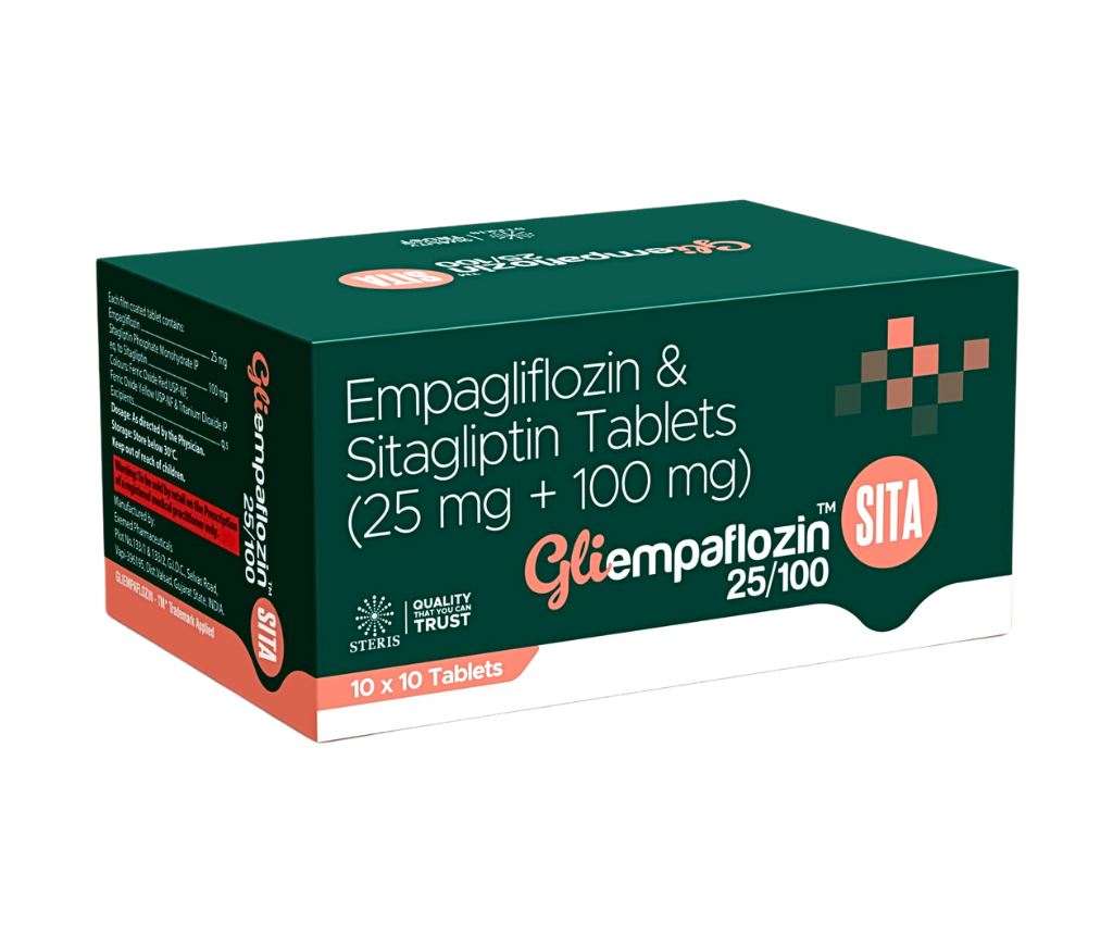 Empagliflozin 25mg & Sitagliptin 100mg Tablets