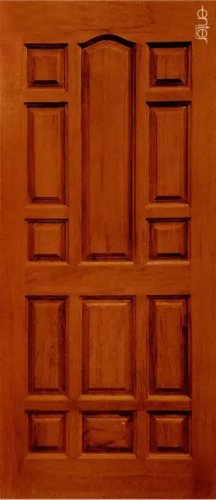 Natural Teak Door - Color: Grey