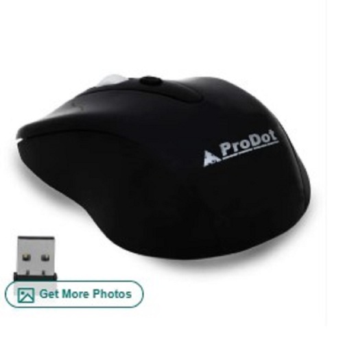 ProDot Black Wireless Mouse