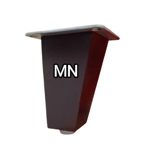 Wooden Sofa Leg - Solid Wood, 3" To 12", Brown | Smooth Polished Triangle Shape, 200g Weight