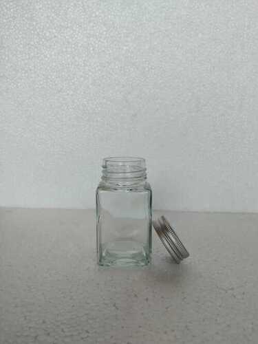 150 Ml Glass Square Spice Jar
