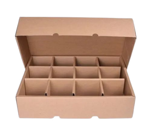Die Cut Partition Corrugated Box