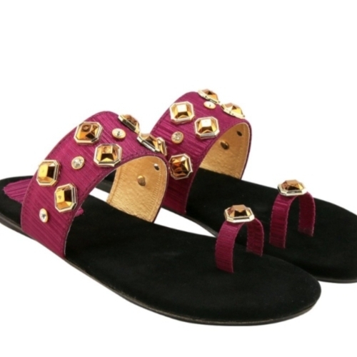 Fancy Slippers - Pattern: Printed