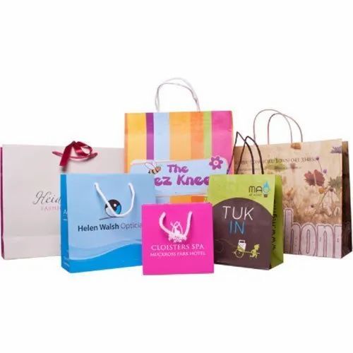 Multicolor Paper Carry Bags