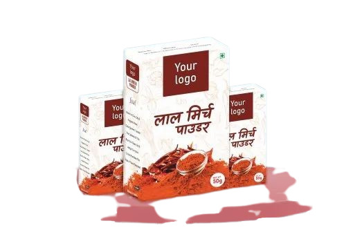 Red Chilli Powder Packaging Box