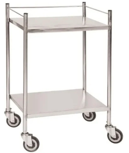 Instrument Trolley Ss Top With Railing