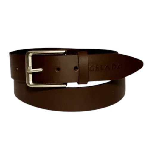 Mens Dark Brown Leather Belt