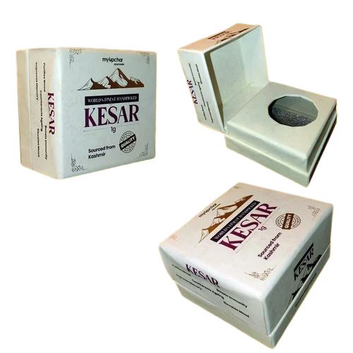 Saffron Kesar Packaging Box