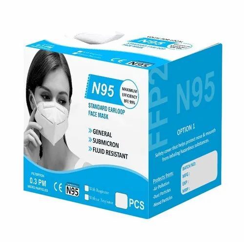 Printed Face Mask Packaging Box