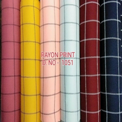 Rayon Printed Fabrics 58 inch