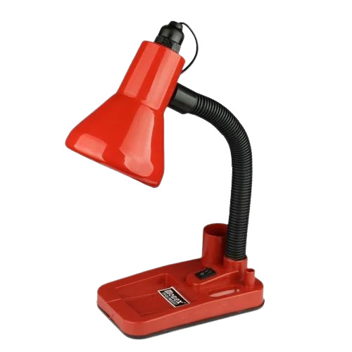 Red Study Table Lamp