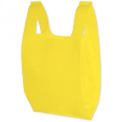 Yellow Non Woven U Cut Bags