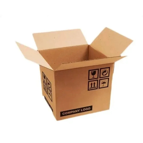 Corrugated Printed Carton Box - Kraft Paper Various Sizes Various Colors | Durable Eco Friendly Rectangular Shape