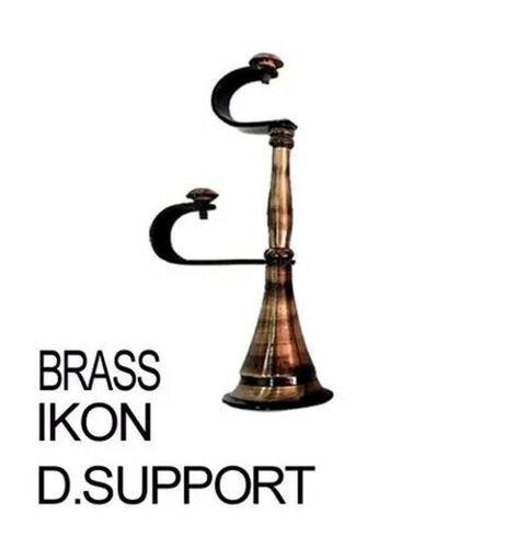 Curtain Rod Bracket Brass Ikon D Support
