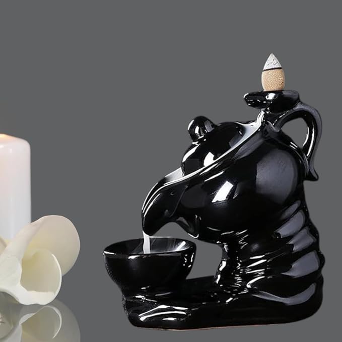 Kettle Dropping Smoke Fountain Backflow Incense Holder