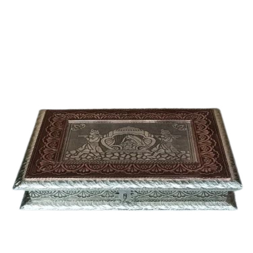 Silver Wooden Dry Fruits Box